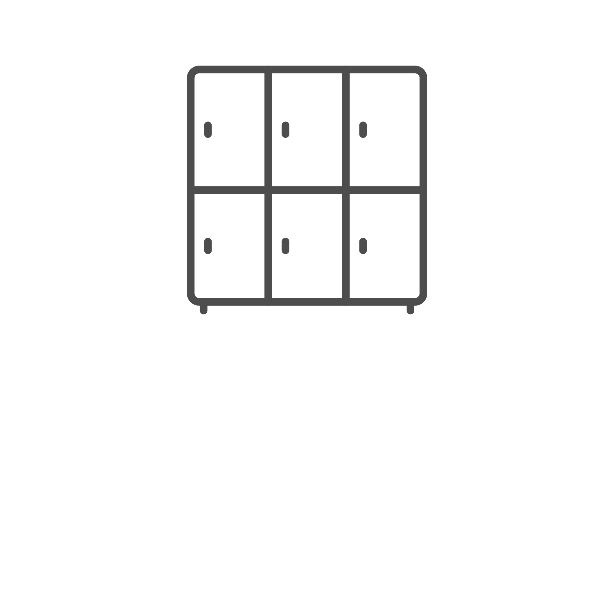 月極契約ロッカー完備（有料）